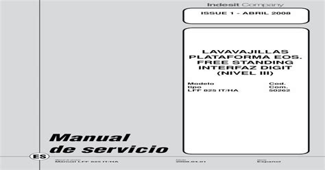 servicio indesit manual.